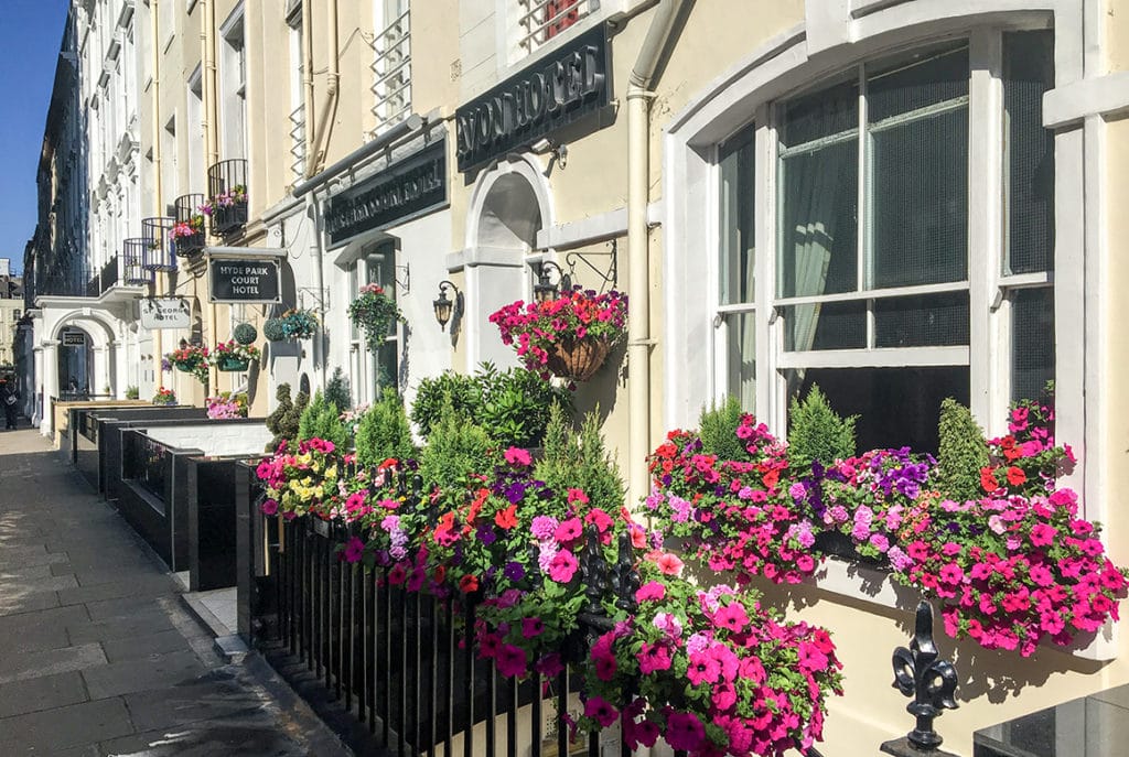 Hotels overlooking Norfolk Square in Paddington London